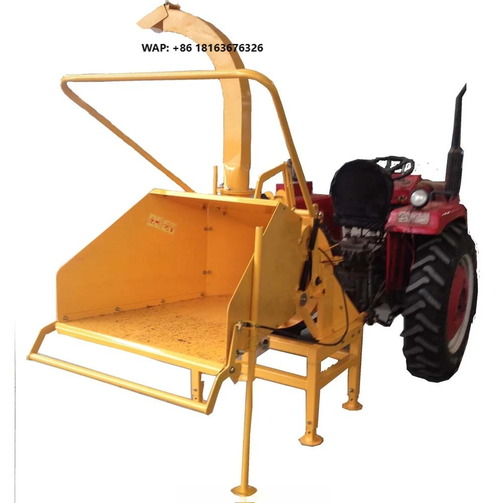 WC8 New Factory Direct PTO Driven Wood Chipper Mulcher with 3 Point Hitch 25-50HP Tractor Power Required