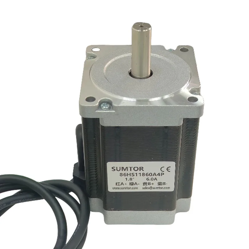 Motore passo-passo Nema 34 a 4 conduttori con coppia elevata del motore CC 6A della fabbrica cinese per l'automazione