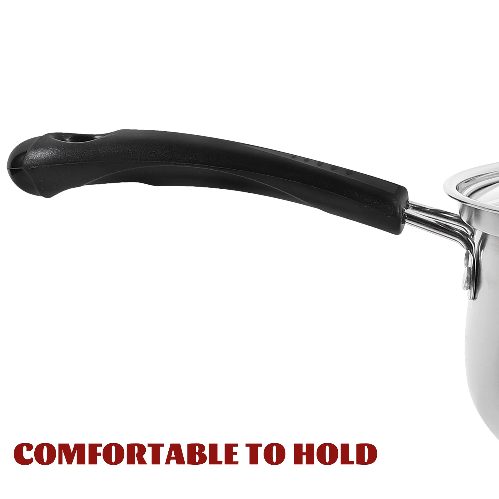 

1pc Thickened Milk Pot Stainless Steel Glass Lid Sauce Pan For Food Coffee Soup Cooking Kitchen Cookware Mini Soup Pot