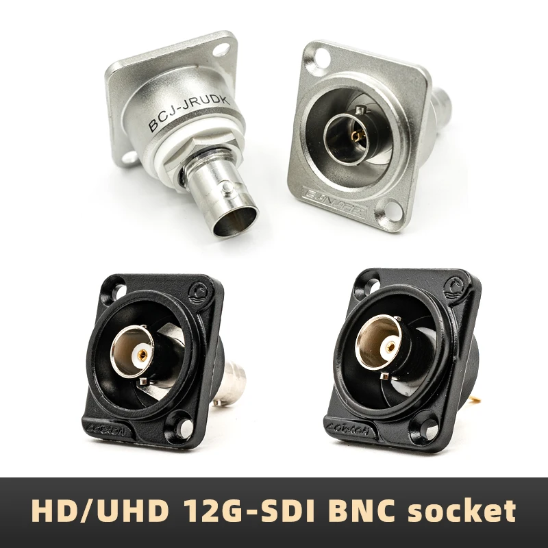 Sinal ultra HD video Jack, BNC Jack 12G-SDI, 75 ohms, BCJ-JRUDK, 4K