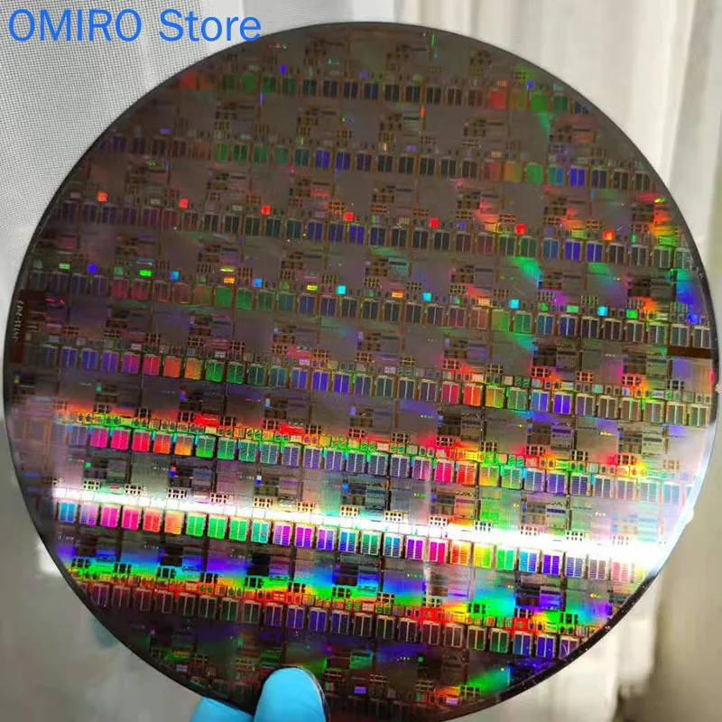 12 polegada 8 polegada 6 polegada bolacha cpu bolacha litografia chip de circuito semicondutor wafer teste de ensino chip