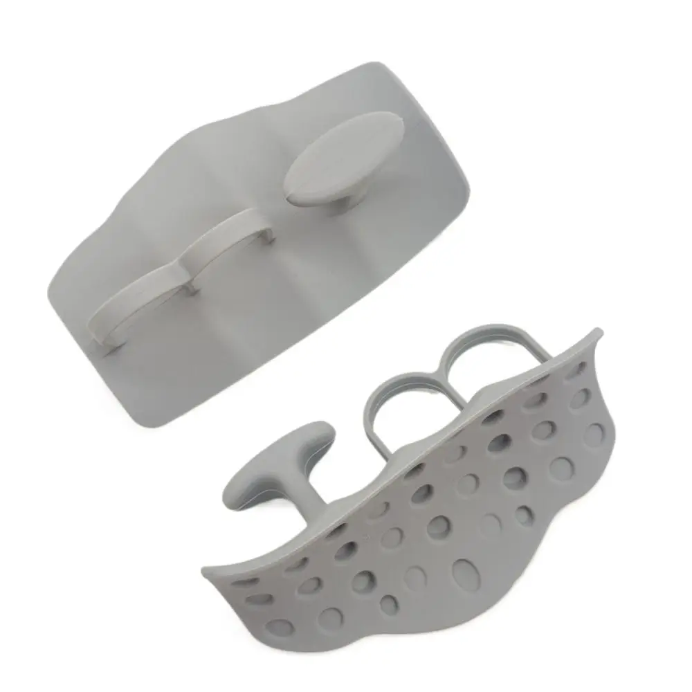 1 คู่ซิลิโคน Grip Strengthener Finger Strength Trainer เทรนเนอร์นิ้วมือทนทานน้ําหนักเบายิมนาสติก Grip