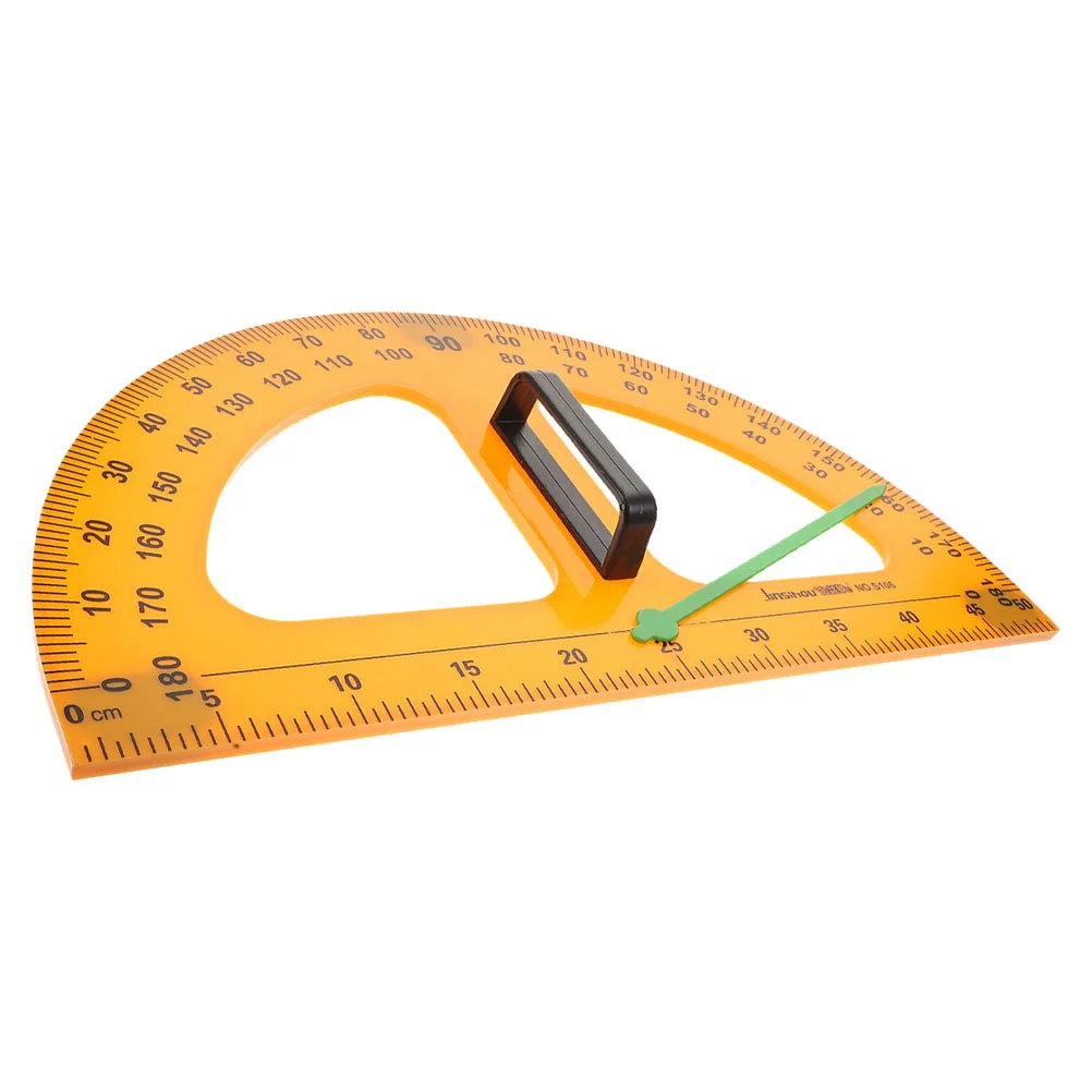 Teacher Protractor Half Circle Protractor Plastic Protractor Convenient Measurement Protractor