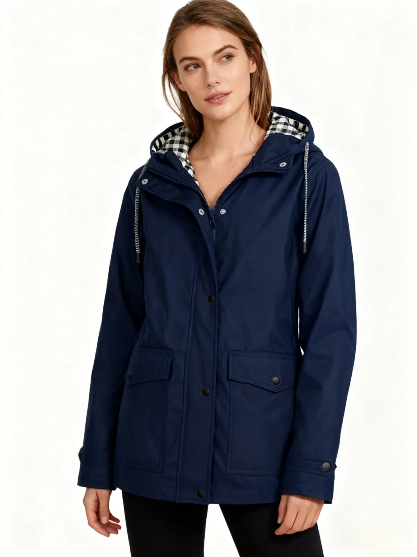 

Windproof Jacket Lightweight Breathable Outdoor Suitable for Autumn Commuting Travel Essential Item with Simple Protection