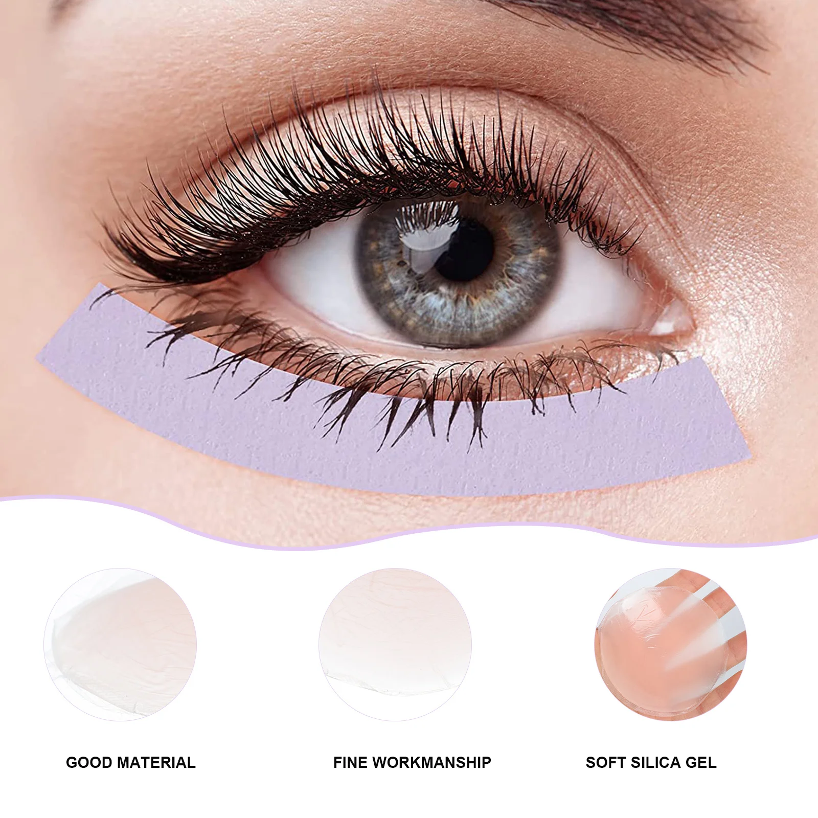 

5Pcs Eyelash Grafting Silicone Pads Professional Makeup Tool for False Lashes Extension Forehead Cushions Beauty Supplies