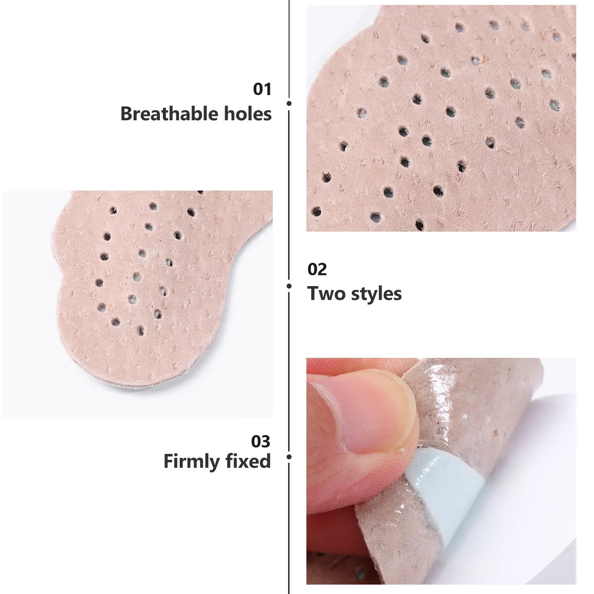 2-paar voorvoetkussen schoenpads voorvoet halve binnenzool sandalen kussen dames voorhalf inzetstuk