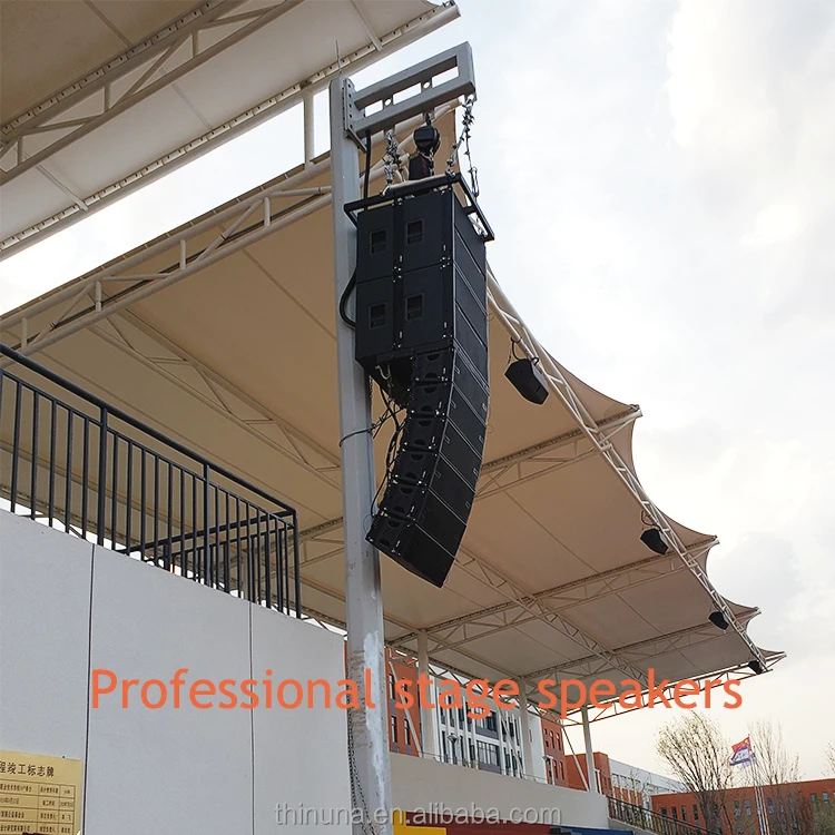 SHOW L208 Dual 8 "line array altavoz de escenario profesional sistema de audio sonido exterior interior pa altavoces line array pasivo