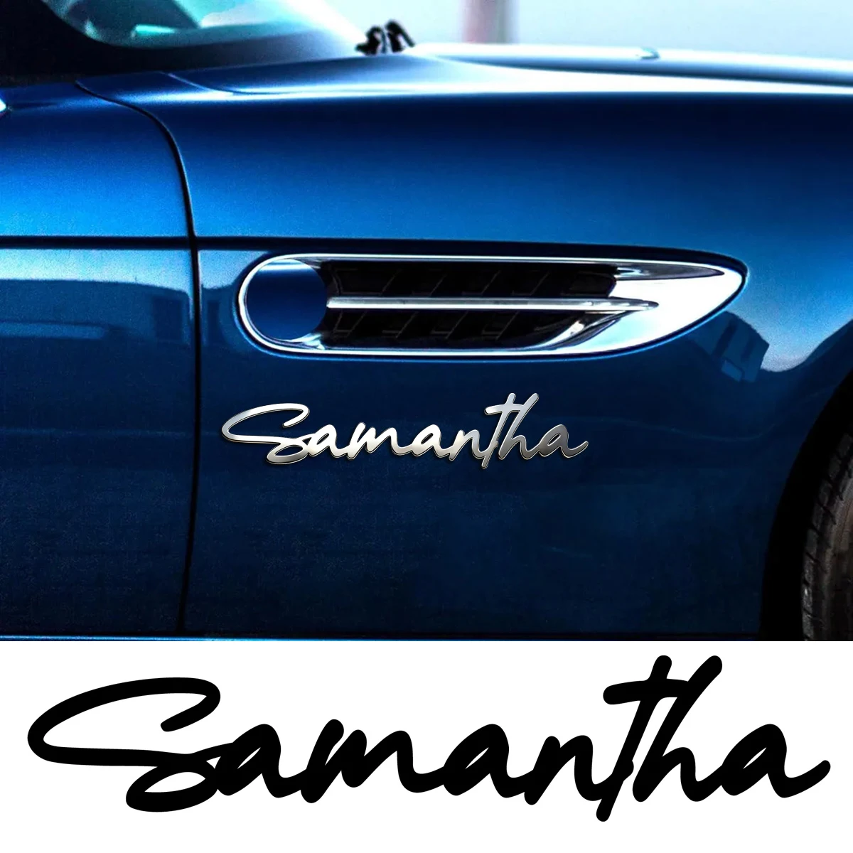 

1PC 3D Metal Creative Art Font Car Stickers Auto Moto Decoration Sticker Decal Motorcycle Automobiles Car Styling Accessories