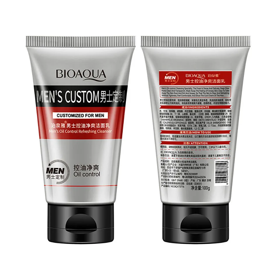 BIOAQUA Мужское очищающее средство