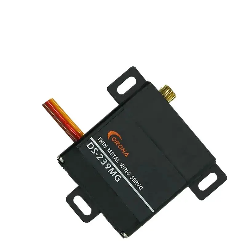 Corona DS-239MG 4.6kg 0.15sec 22g Digital Metal Gear Slim Wing Servo for RC Gliders Customized product