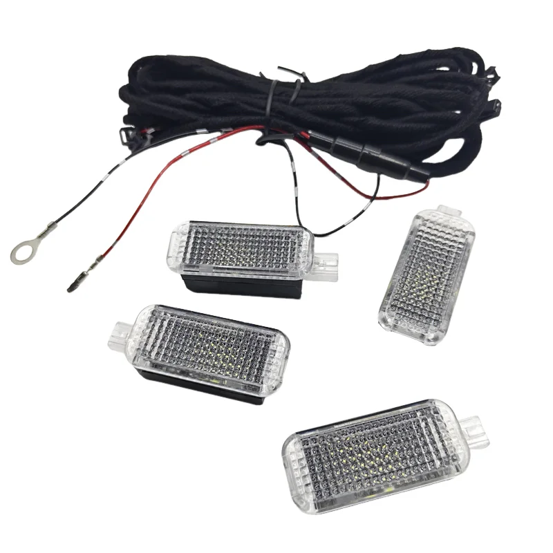 1Set OEM LED Footwell Interior Lamp for VW Golf 6 7 Jetta MK5 MK6 Tiguan Passat B7 B8, OE:5GG947409 5G0947409