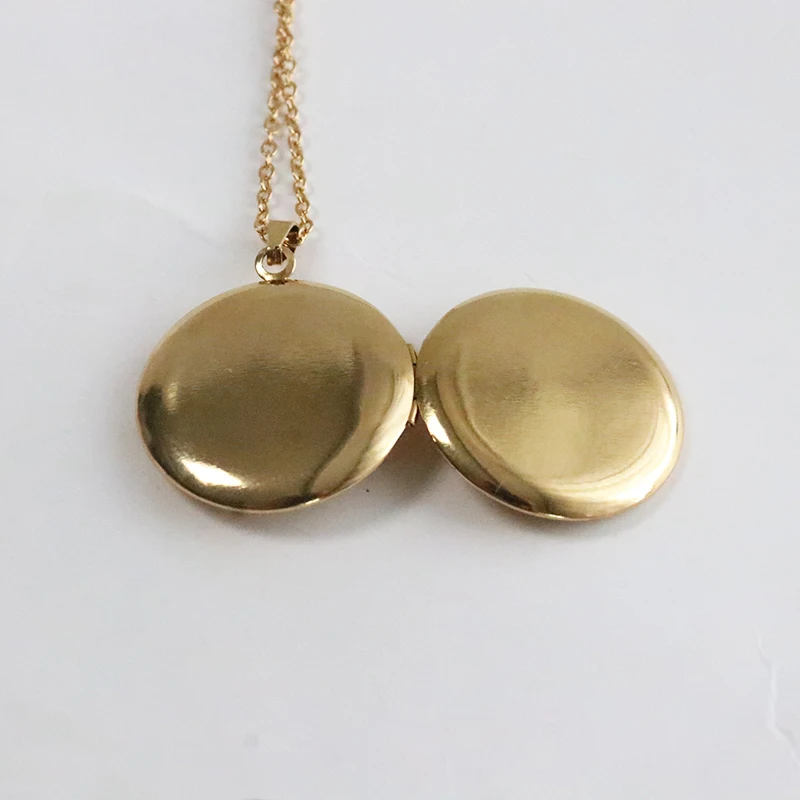Everfast 10pc DIY Plain 12mm 20mm 30mm Round Stainless Steel Pendant Charms Locket Jewelry Men Women Making Family Memories Gift