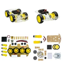 4wd Slimme Robot Auto Chassis Kits Voor Arduino Met Snelheid Encoder Nieuw