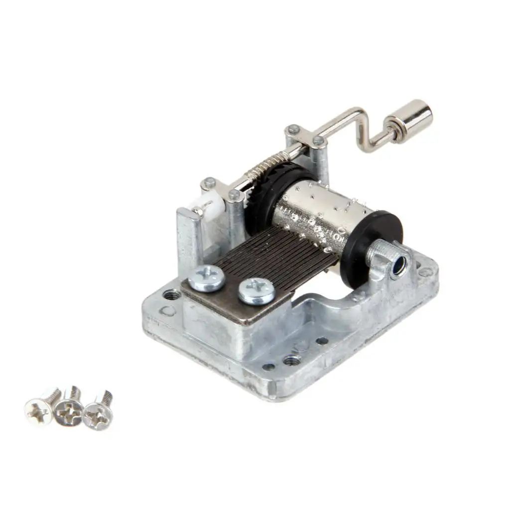 Musical Mechanism Movement Music Hand Crank -Choice of 11 Note