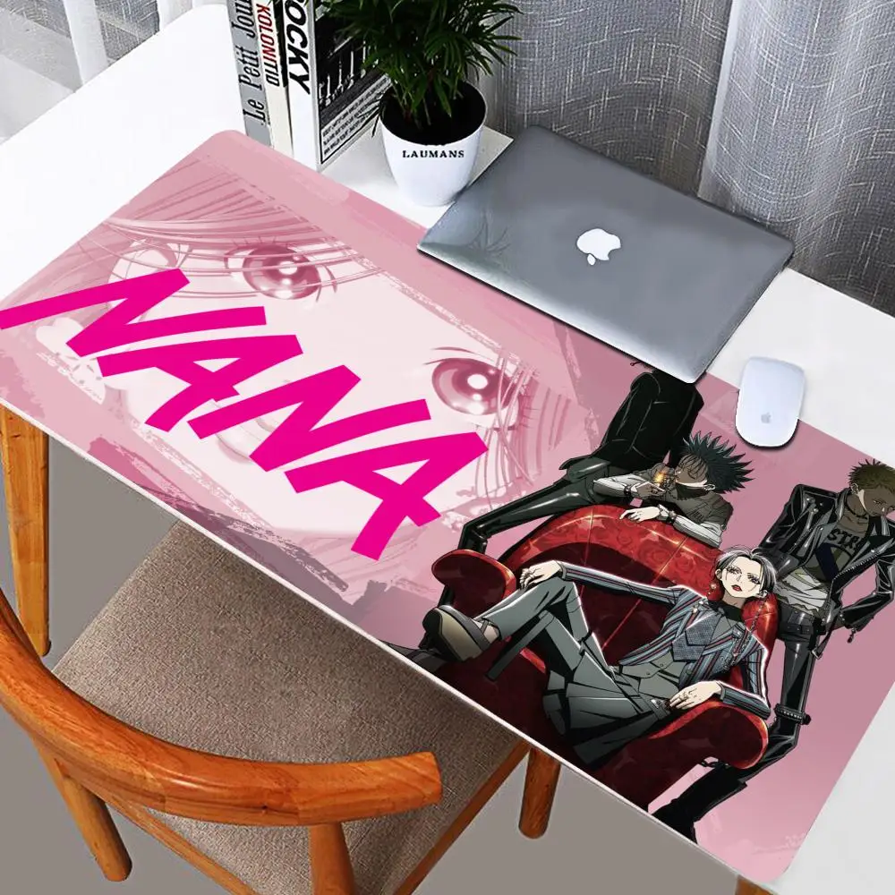 

Nana Osaki Mouse Pad Desk Mat Keyboard Gaming Mats Pc Gamer Accessories Computer and Office Mousepad Xxl Deskmat Deskpad Playmat