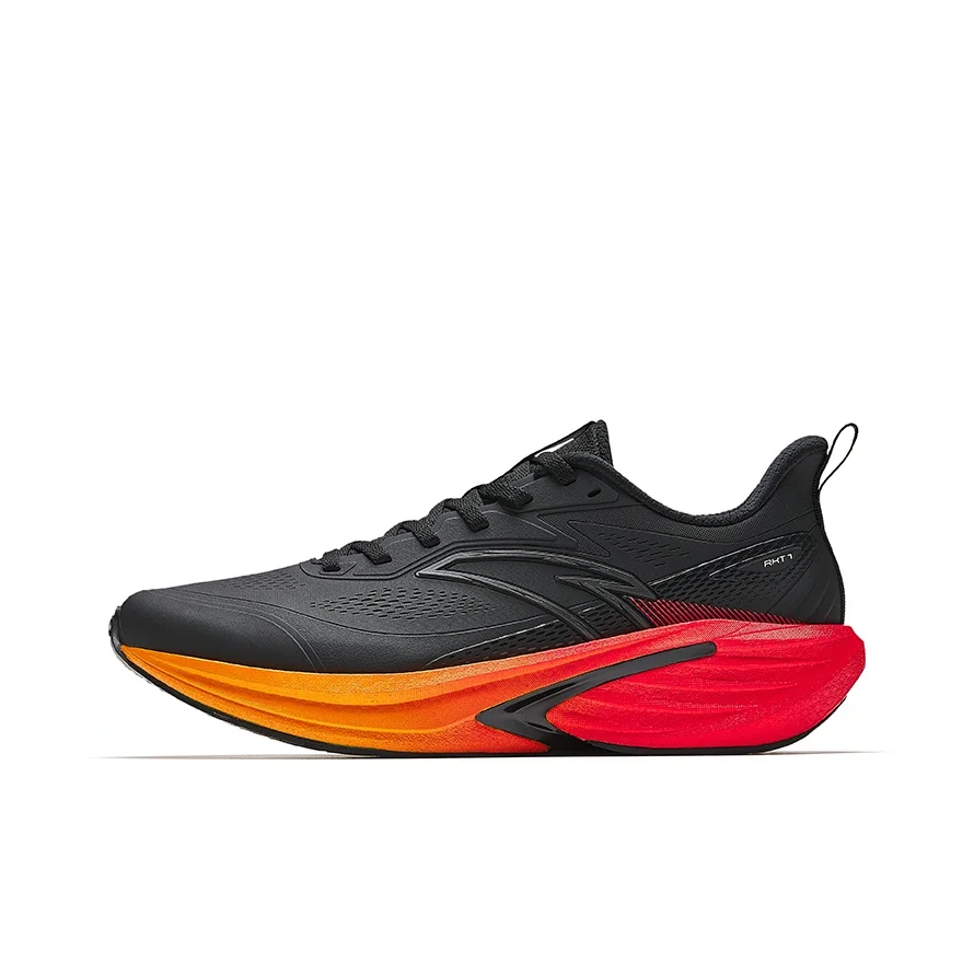 Anta Running Shoes Men's Basic Black/Flame Orange Red 112545581-10