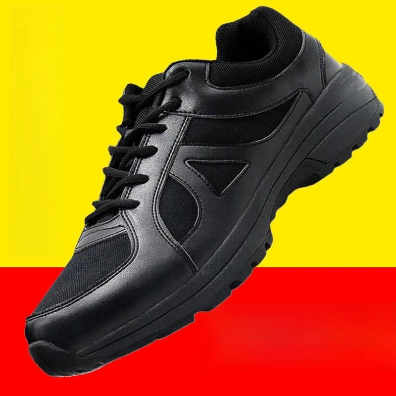 

New Style Running Shoes Training Shoes for Men And Women Black Mesh Firefighting Rubber Shoes Summer Physical Training Runnin...