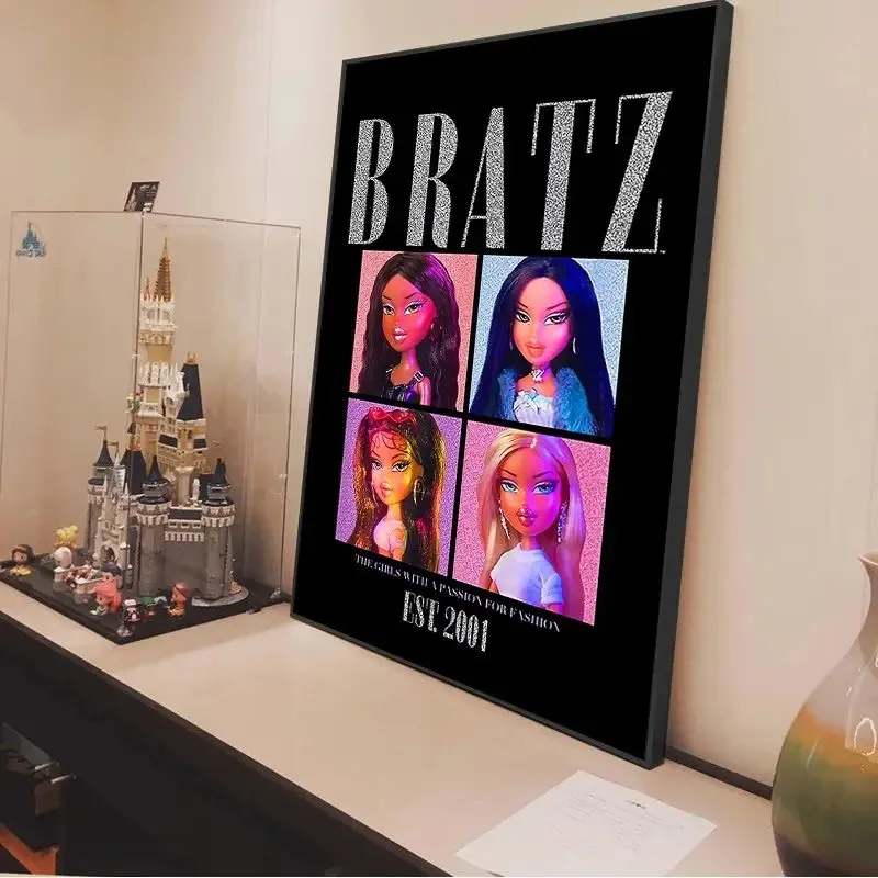 Bratz Doll Classic Anime Canvas  Painting  Poster Vintage Room Home Bar Cafe Decor Aesthetic Art Wall Painting