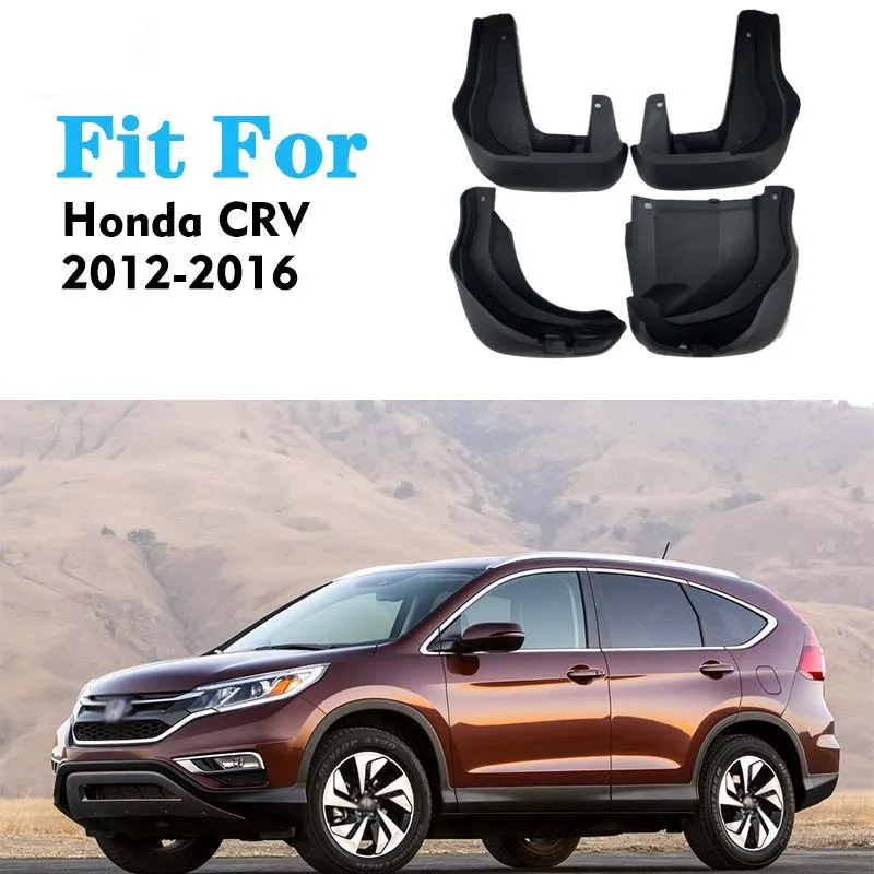 4PCS 2007-2022 Mudflaps FOR Honda CRV CR-V Mudguards Fender Mud Flap Guard Splash Mudguard Fenders car accessories auto styline