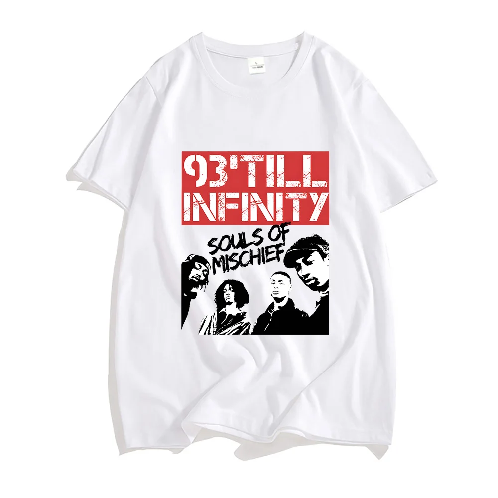 Souls of Mischief 93 Til Tshirts Men/women Letters Figure Silhouette T Shirts 100% Cotton T-shirts Sense of Design Anime Graphic