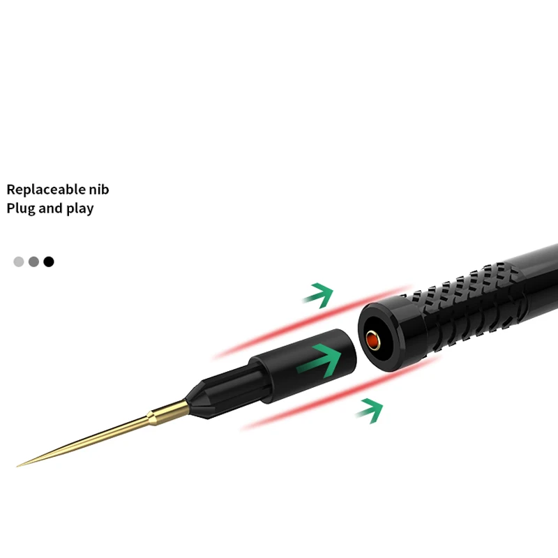 Best BST-050-JP Super Conductive Multimeter Probes Replaceable Accurate Measurement Superfine Universal Test Leads Wire Pen