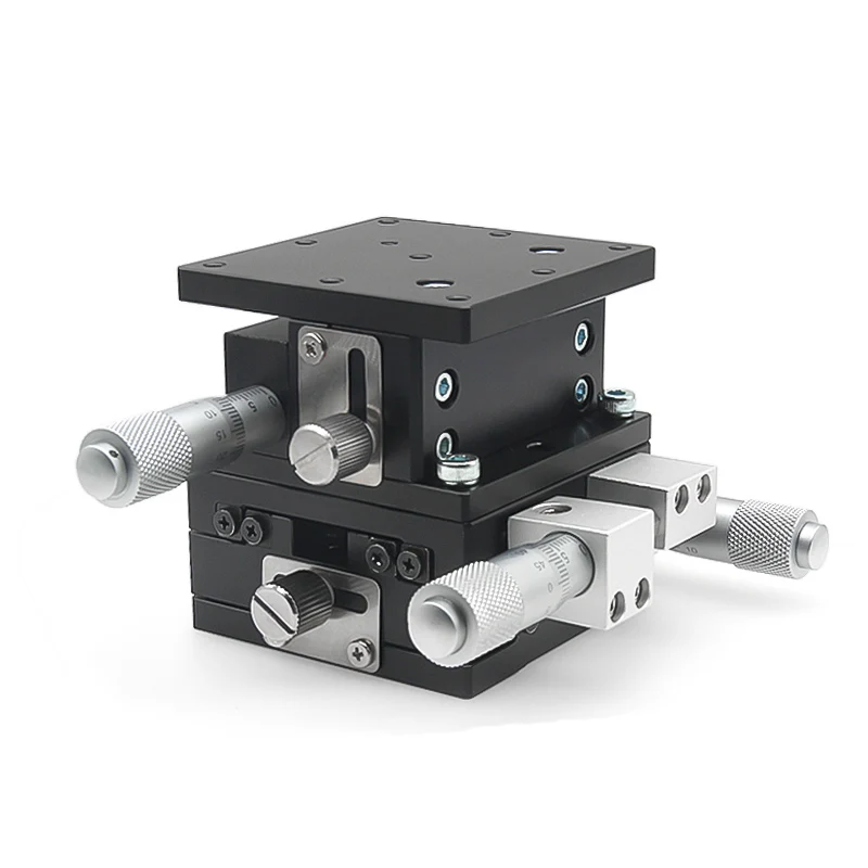 XYZ-axis fine-tuning platform Three-axis motion displacement platform XYZLPG/XYZLSPG Manual micro-slide