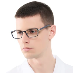 Reading Glasses Frame for Men Women Square Glasses Frame Ultra Light Metal Alloy Prescription Eyeglasses Optical Glasses Frame
