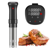 Sous Vide Cooker 1100W Thermal Immersion Circulator with Accurate Temperature &Digital Timer Kitchen Ultra Quiet Stainless Steel