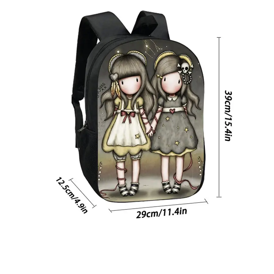 Mochila School Backpack for Child, Cartoon Sann-tooro School Bags for Girls Boys,Large Capacity Child Backpack for Aaged 5-10