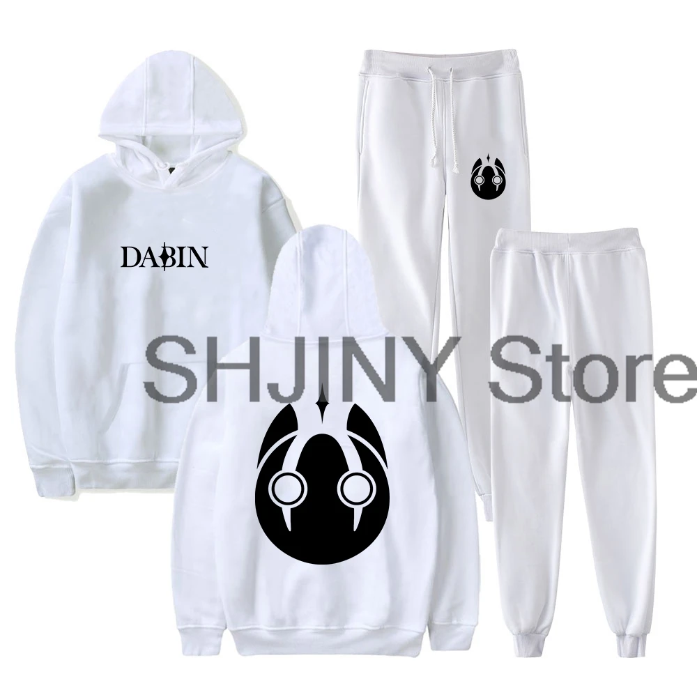 DJ Dabin Merch Pullover Hoodie Jogger Pants Two Piece Set Sweatshirts+Sweatpants 2024 World Tour Women Men's Set