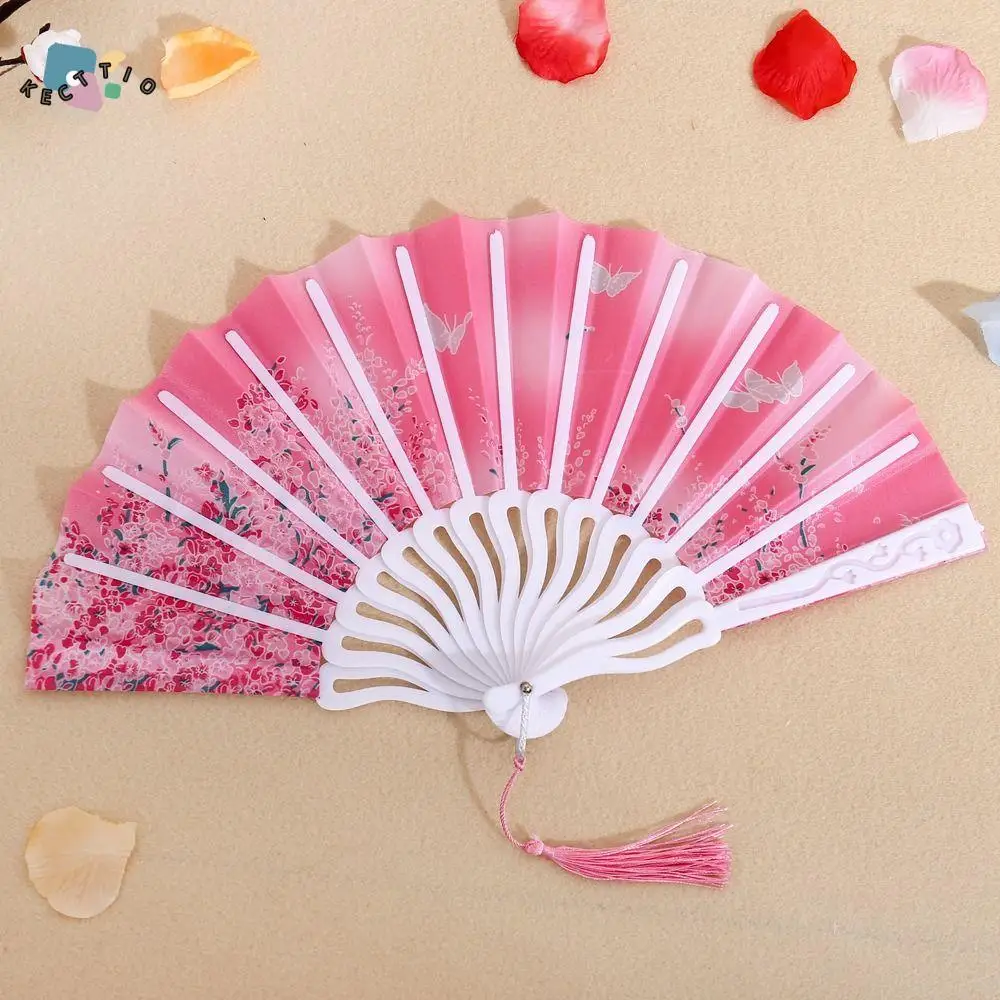 

Multiple Styles Folding Antique Folding Fan With Tassels Exquisite Dance Fan Lightweigh Chinese Style Fan Summer