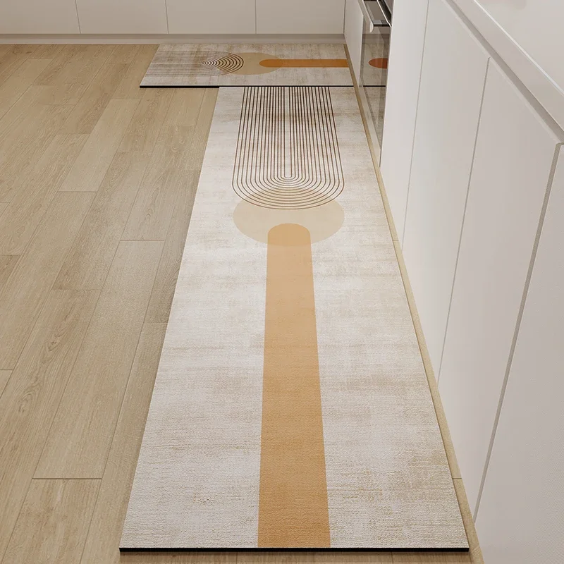 Alfombra Antifatiga Moderna para Cocina, Impermeable, Antideslizante, Lavable, Alfombra de Pasillo, Decoración para el Hogar