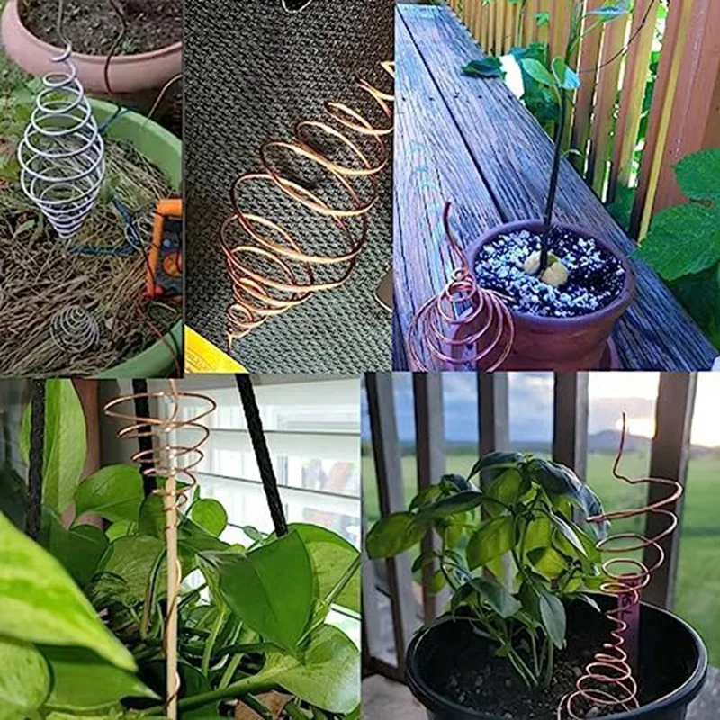 Clips d'enroulement de bobine de Fibonacci Smart-2Pcs pour antenne de jardin en cuivre de Culture électrique, antenne de jardin de Culture électrique