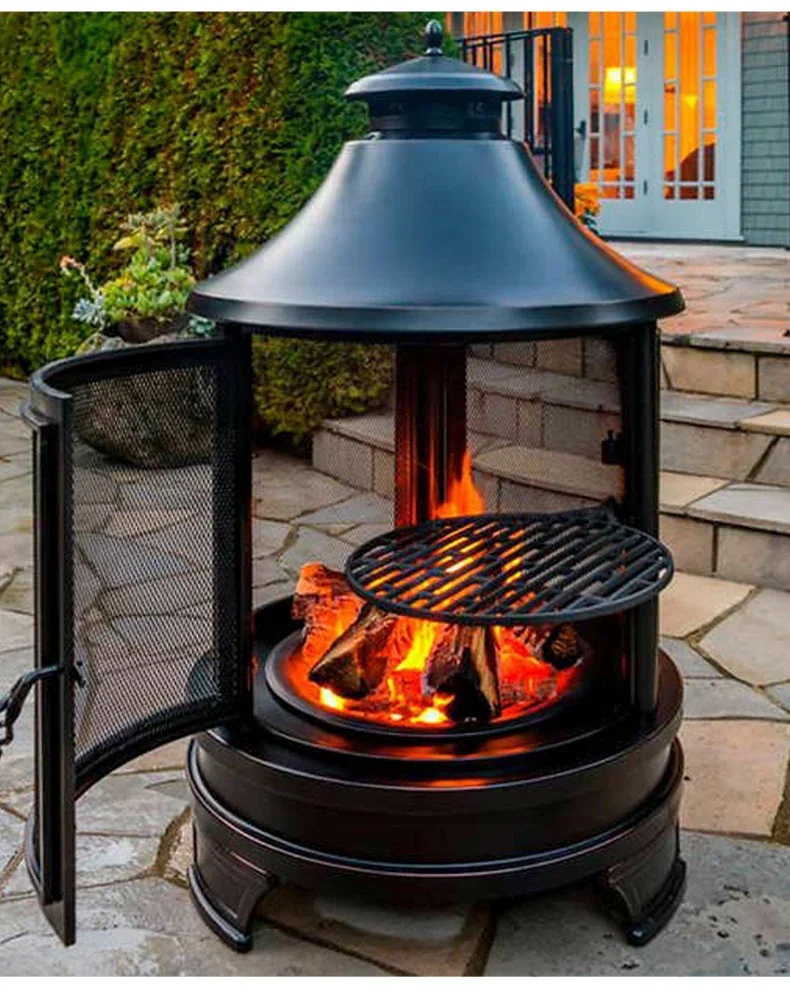 Grill Courtyard Household Heater Campfire Grill BBQ Grill Homestay Garden Terrace