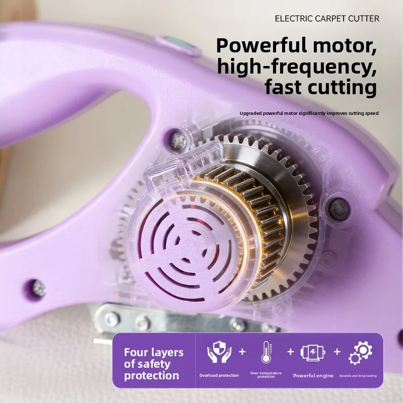 Handheld Carpet Cutter, Thick Anti-Drop Quick Fabric Leather Carpet Cutting