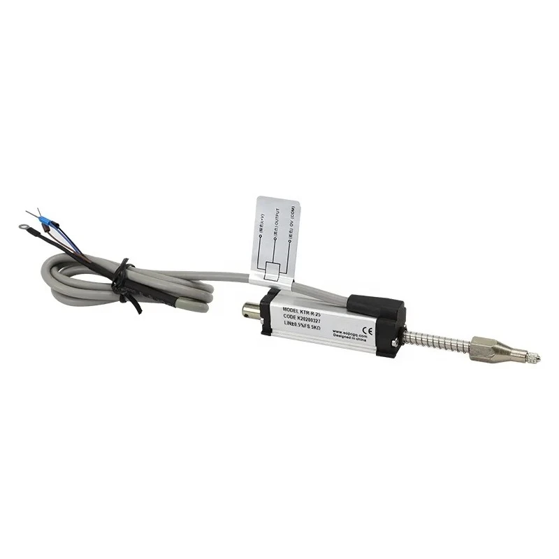 Adapted to Self-Recover Linear Position Sensor 25mm 50mm 75mm 100mm Displacement Transducer