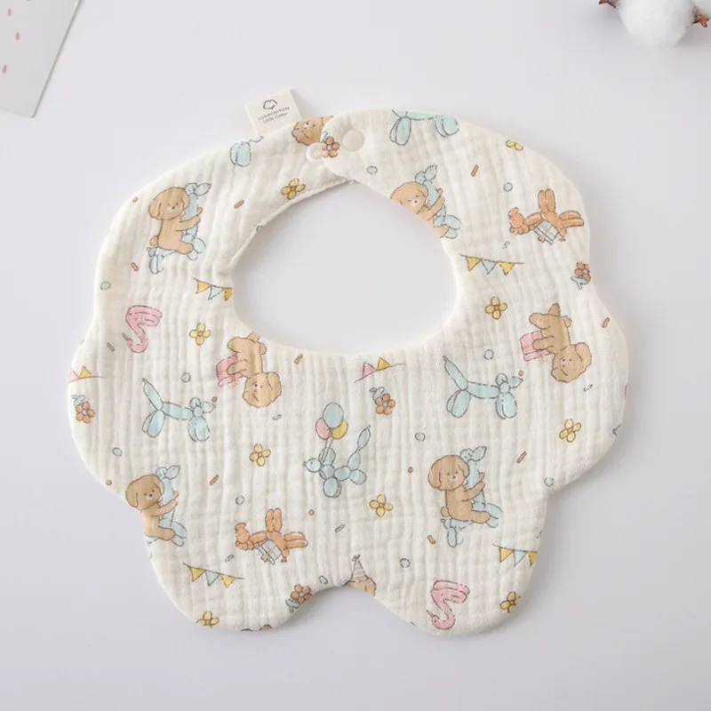 Babero de gasa suave para bebé – Algodón absorbente - imagen 5