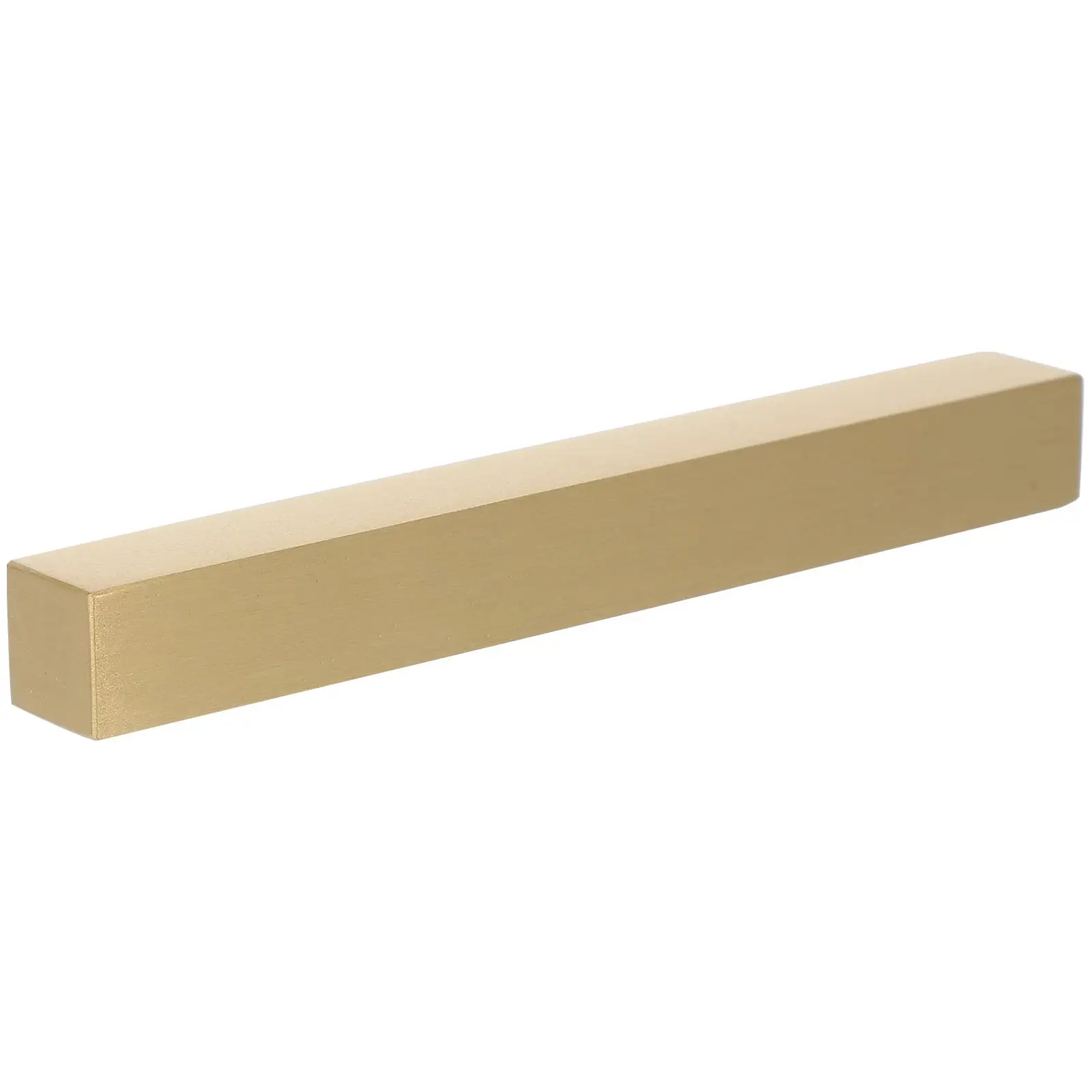 Brass Paperweight Copper Calligraphy Supplies Golden Decorative Weights Office Home Mini Square Small Desk Weight