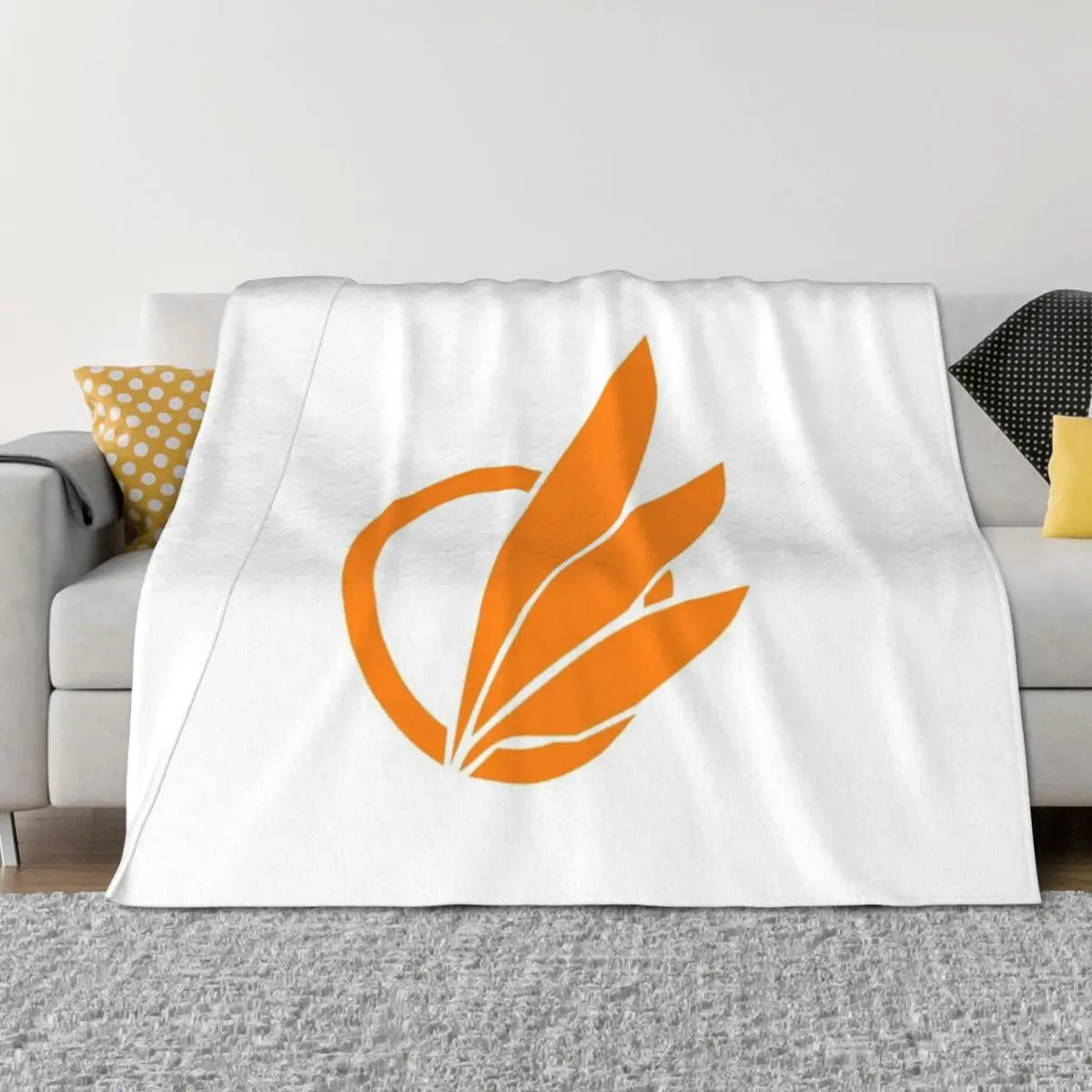 

Avali Illuminate logo orange Throw Blanket Decorative Throw Luxury St christmas decoration Blankets