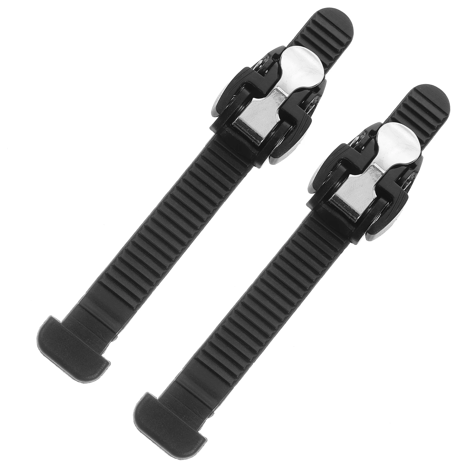 

2Pcs Black T Bar Strap Spider Buckle Roller Skates Adjustable Replacement Durable PVC Fixing Supplies Accessories Shoelaces
