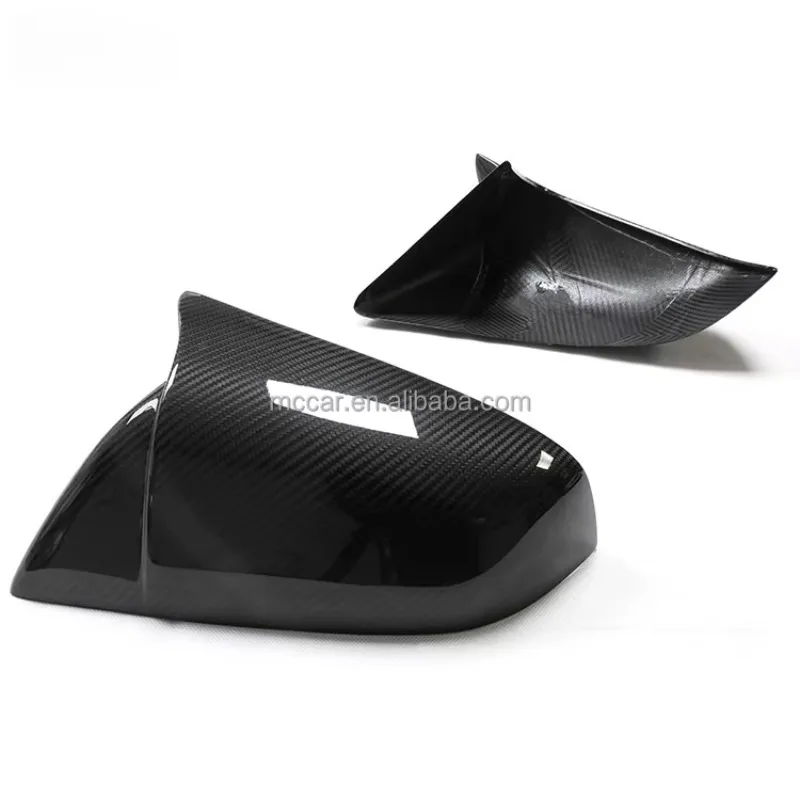 

Hot Selling Car Mirror Cap Suitable for Tesla Model S Modified Dry Carbon Fiber Horn Rearview Mirror Cover