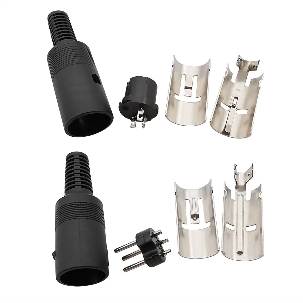 1/3/5Pcs Plastic Handle 3/4/5/6/8 Pin DIN Male Plug Female Socket Connector Chassis Cable Mount Adapter