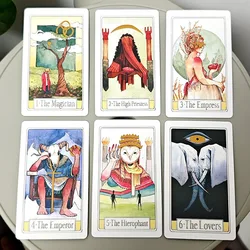 Curious Travels Tarot 10.3*6cm Composed of Charming Watercolor Illustrations 78 Pcs Cards