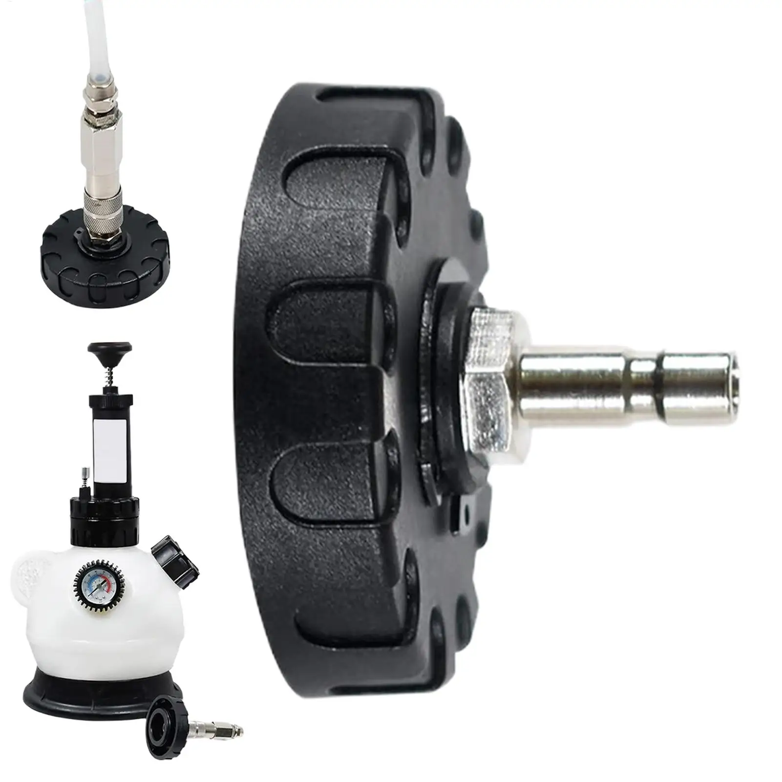 Hauptbremszylinder-Adapter 50,7 mm Schnelle Luftentfernung Bremsenentlüftungsadapter Ersatz für Heimwerkstatt Garage Auto Motorrad