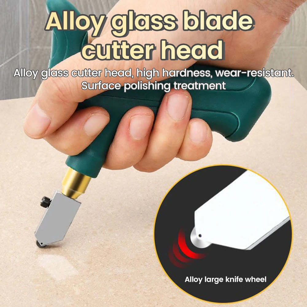 Portable Manual Glass Tile Opener Hand-Held Replacement Cutter Heads Ceramic Tile Glass Cutter Multi-function Glass Cut