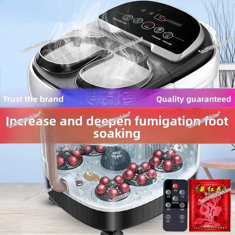 High-depth Foot Soaking Bucket Over Calf Foot Bath Foot Wash Basin Automatic Heating Multi-functional Electric Massage Household