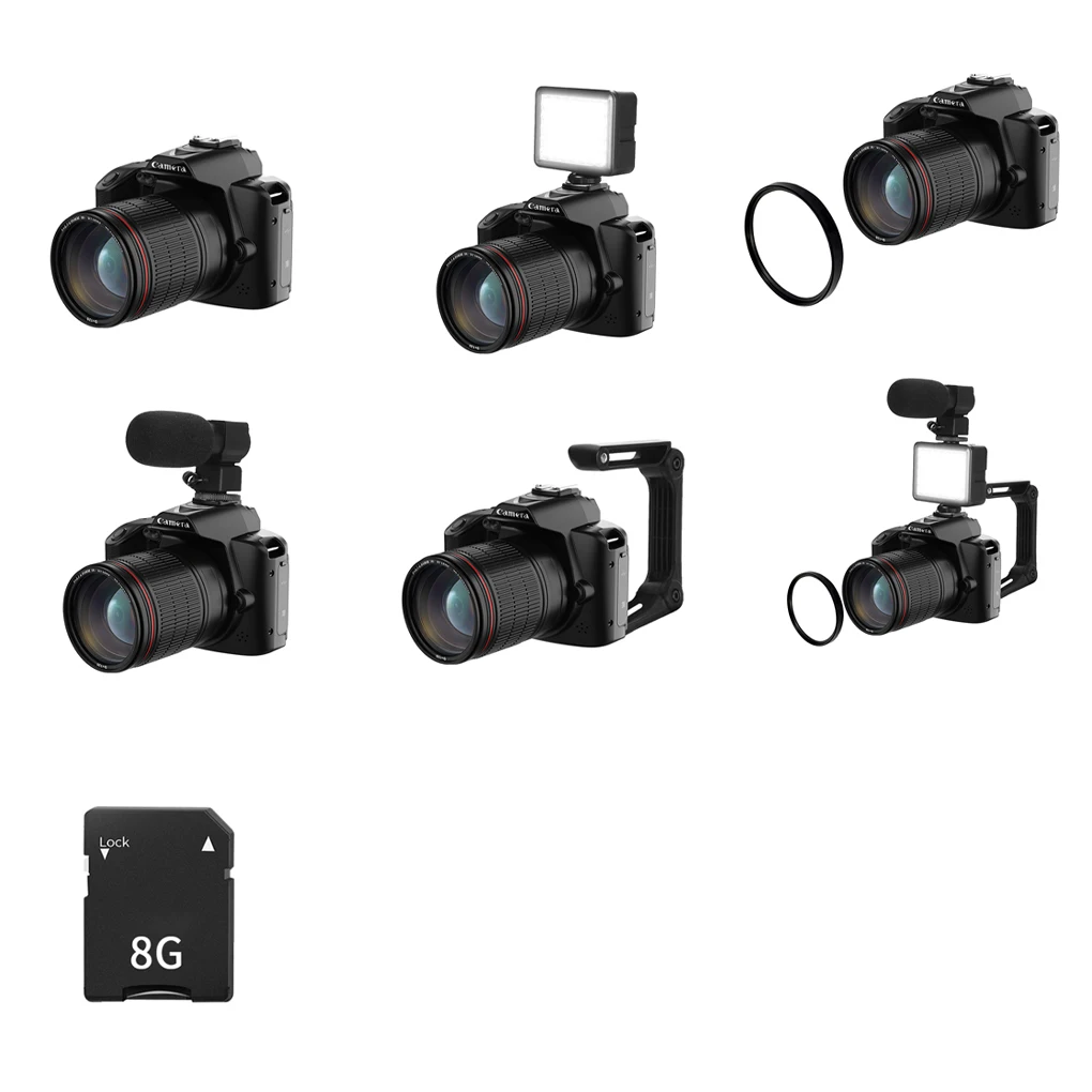 

Black Capture Memories With Lightweight And Easy-to-handle Photo Camera Easy To Wide Camera For Photography Camcorder