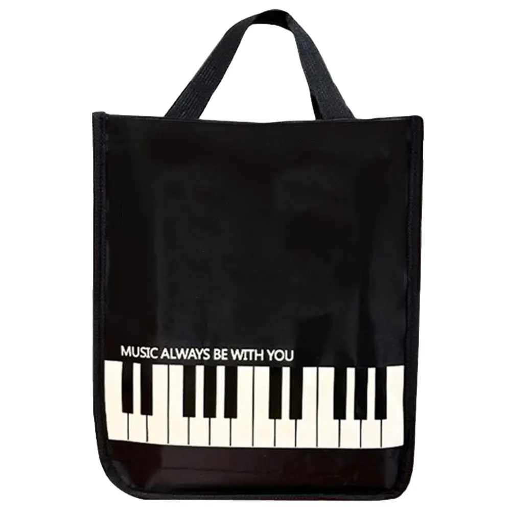 

Stylish Music Score Holder Tote Bag For Women Large Capacity Sheet Music Storage Bag Piano Guitar Violin Notes Holder File