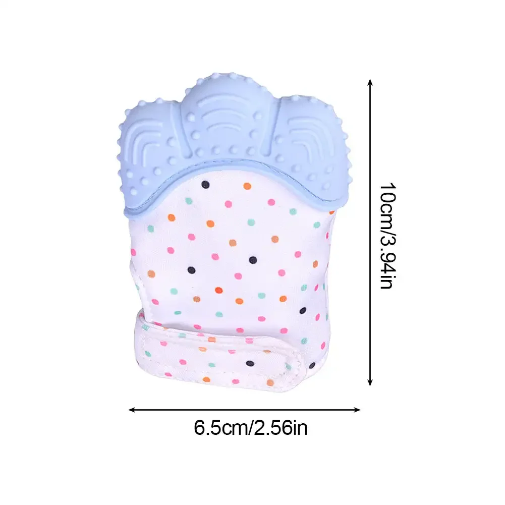 Kids Teething Gloves Mittens Chewable Newborn Dental Care Durable Teether Toys Teething Infant Chewing Toy Baby Care Tools Stuff