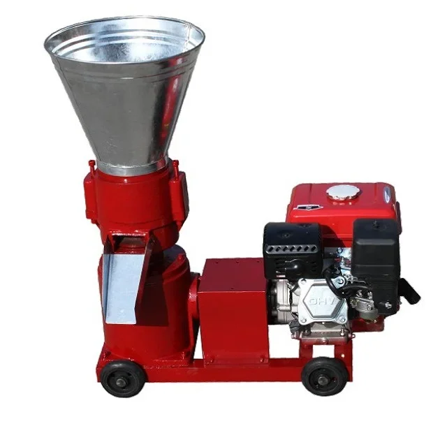 KL150A 8hp Engine Driven Sawdust Feed Pellet Machine For Poultry/cattle Feed Pellet Machine For Household Use